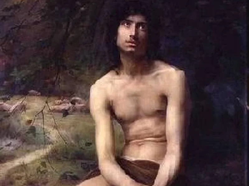 1841-Joseph-Auguste Rousselin - Il pentimento del figliol prodigo